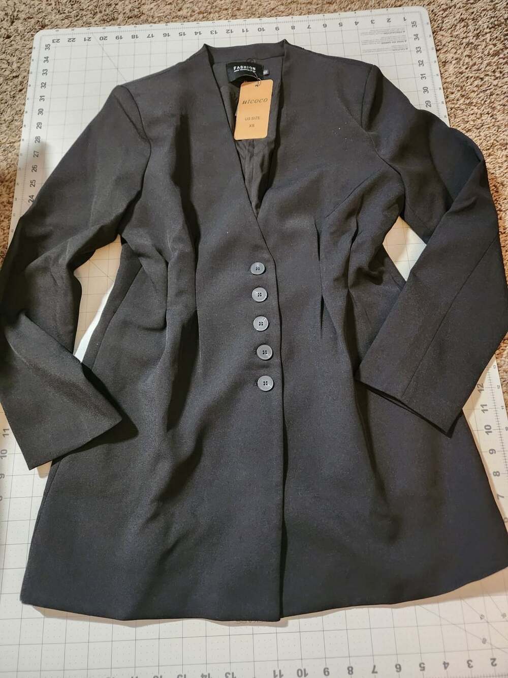 utcoco Fashion Collection Blazer Size XS Black Jacket
